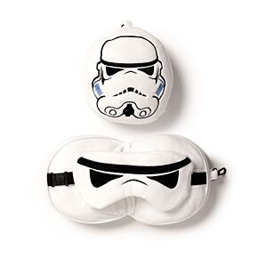 Almohada de Viaje con Antifaz Relaxeazzz Soldado Imperial Stormtrooper