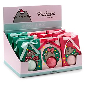 Bomba de Baño en Caja de Regalo Navidad El Gato Pusheen