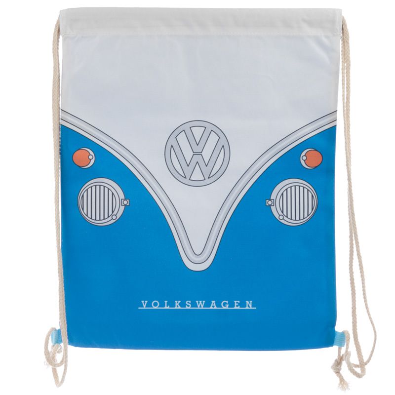 Mochila Saco con Cuerdas Caravana Volkswagen VW T1 Camper Azul