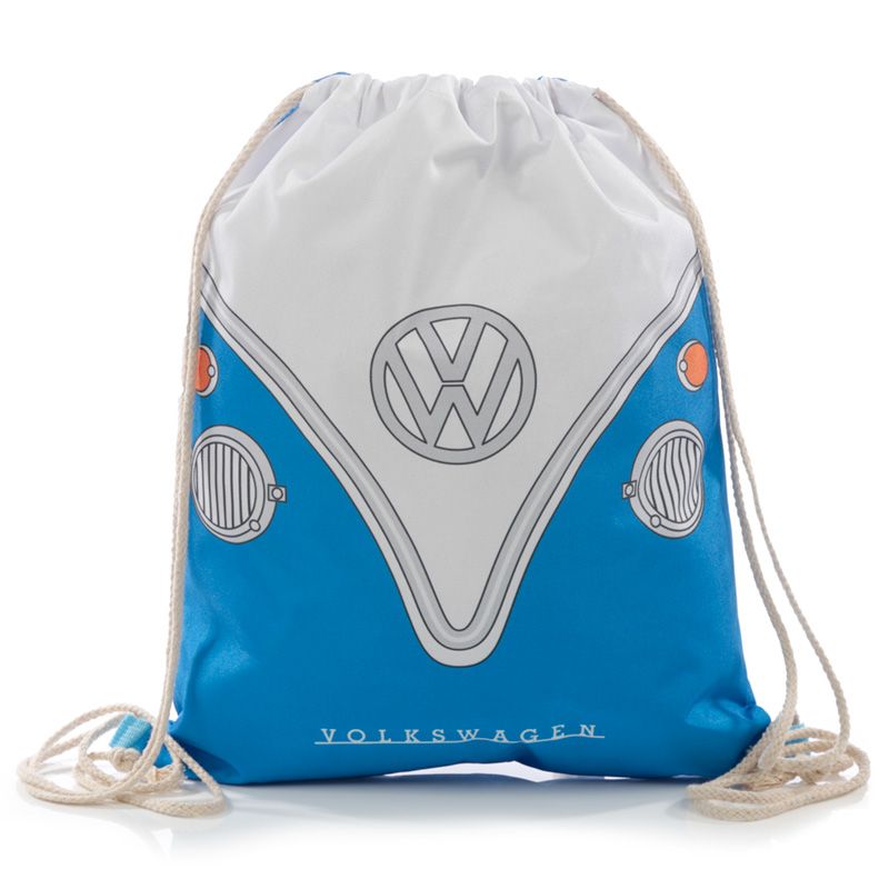 Mochila Saco con Cuerdas - Caravana Volkswagen VW T1 Camper - Azul