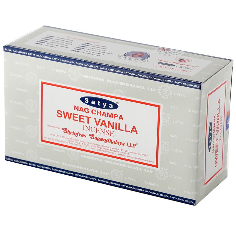01365 Varillas de Incienso Satya Nag Champa Sweet Vanilla
