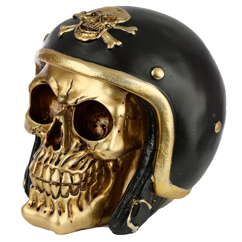Calavera Hucha Skull Con Casco De Moto Y Gafas De Sol | idusem.idu.edu.tr