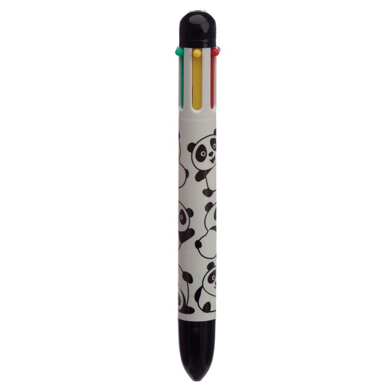 Bolígrafo Multicolor con 6 Colores - Oso Panda